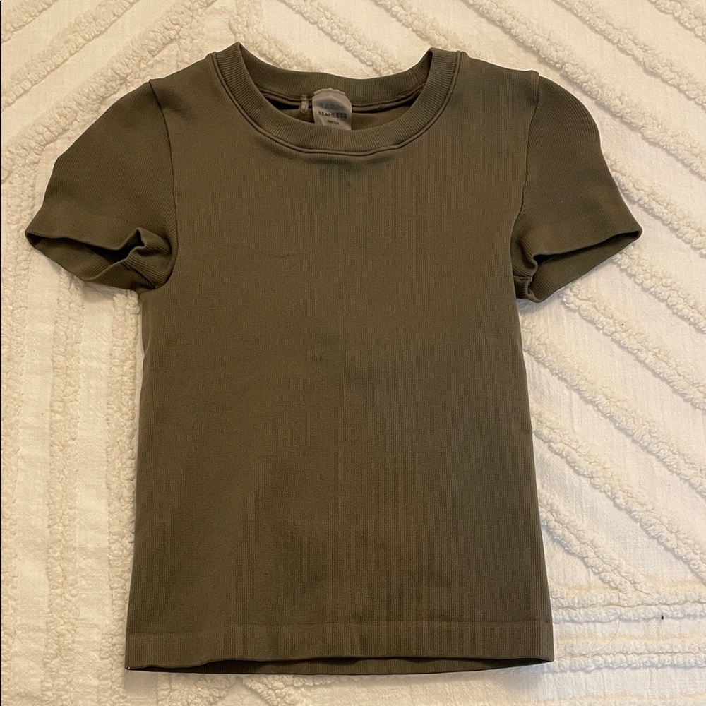 Aritzia Olive Green T-Shirt
